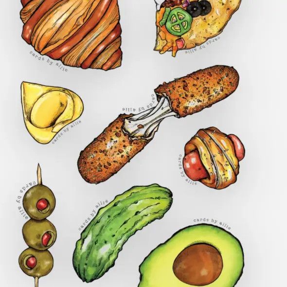 Food Sticker Sheet
