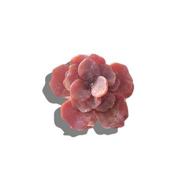 Solar Eclipse Rose Purple Origami Gardenia Flower Hair Claw