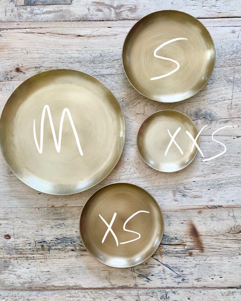 Brass Plate XSmall 3.25&quot;
