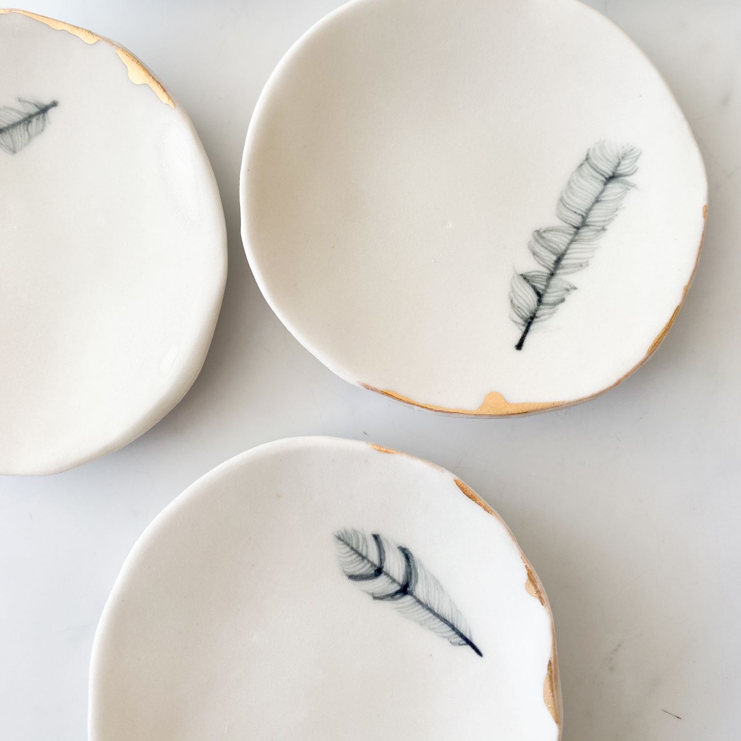 Ring Dish Feather Regular