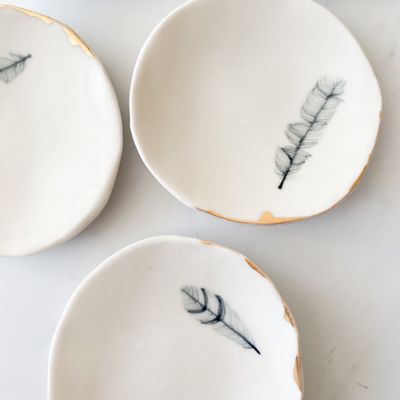 Ring Dish Feather Regular