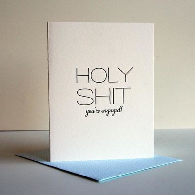 Holy Shit Engaged