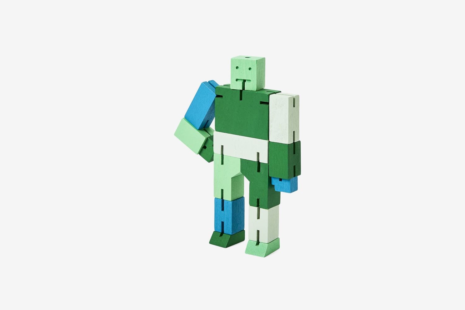 Areaware Cubebot Capsule Collection Micro Green Multi