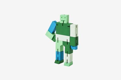 Areaware Cubebot Capsule Collection Micro Green Multi