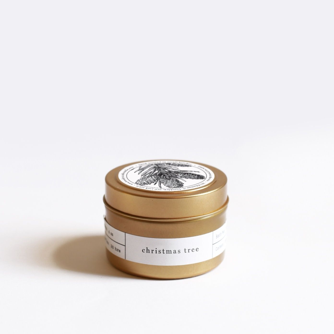 Gold Travel Candle Christmas Tree