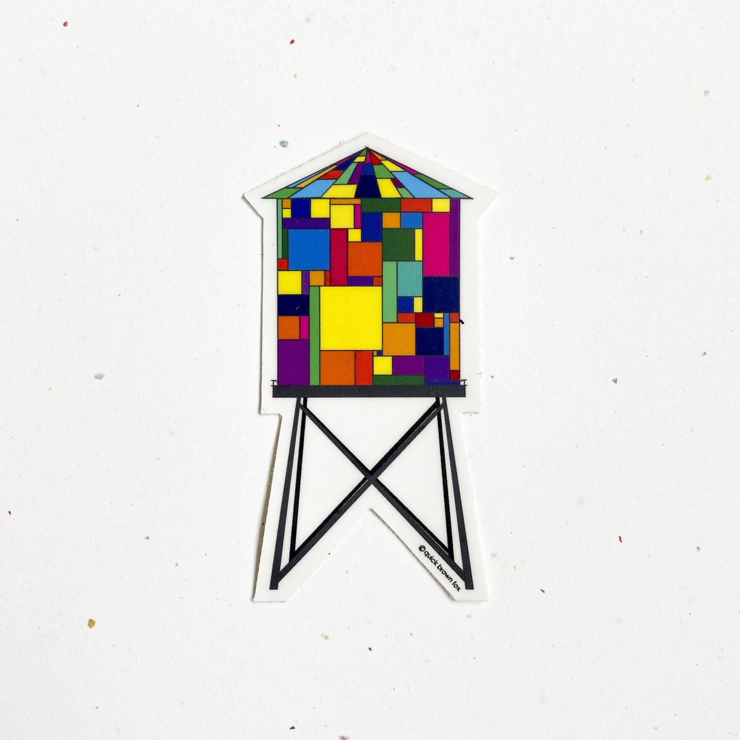 Water Tower Sticker