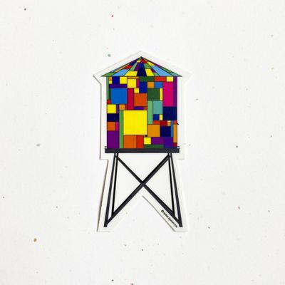 Water Tower Sticker