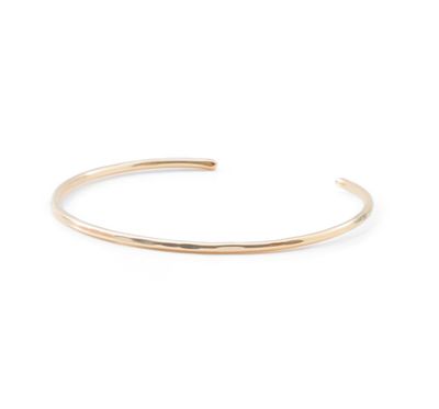 Hammered Thin Cuff BRASS
