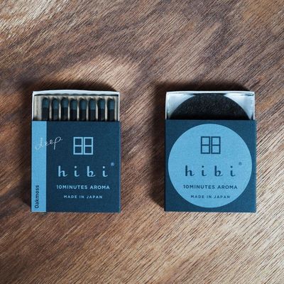 Hibi Oakmoss Box of 8 Incense Matches