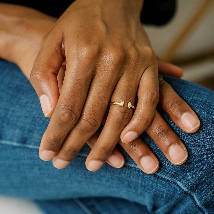 Stevie Baguette Ring