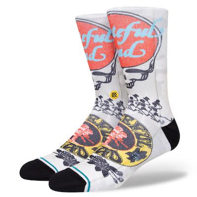 Stance Socks Grateful Dead Vintage White 