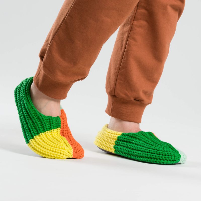 Verloop Quatro Knit Slippers Flame Jade