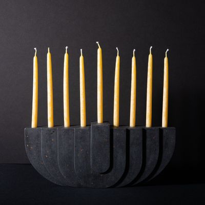 Pretti Cool Menorah Black Terrazzo