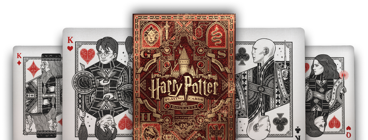 Harry Potter Red (Gryffindor) Playing Cards