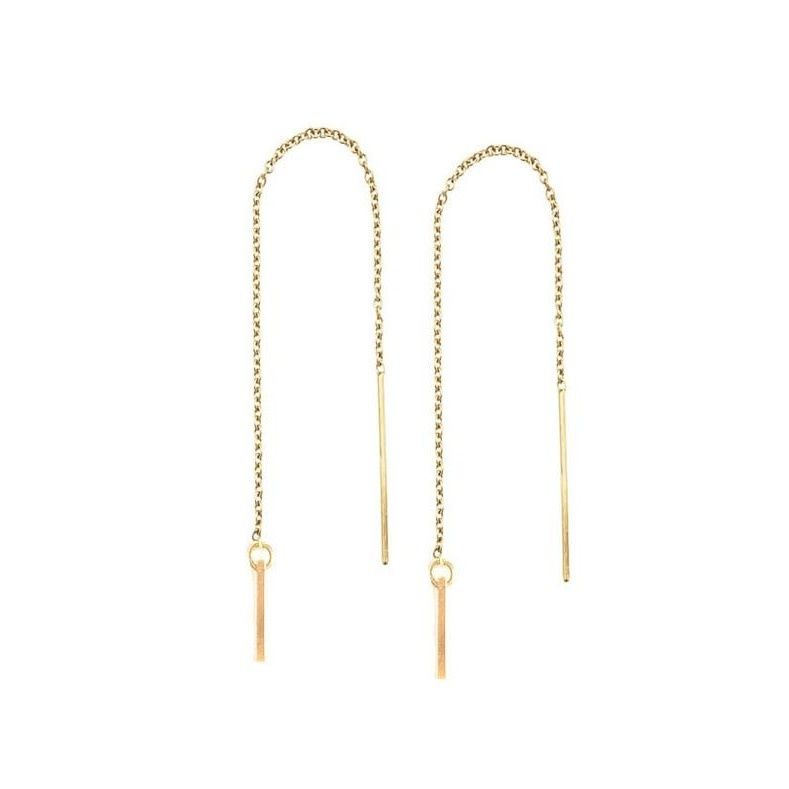 Selah Vie Bar Threaders Gold Filled