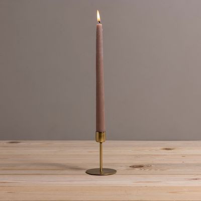 Be Home Gold Taper Candle Holder Medium