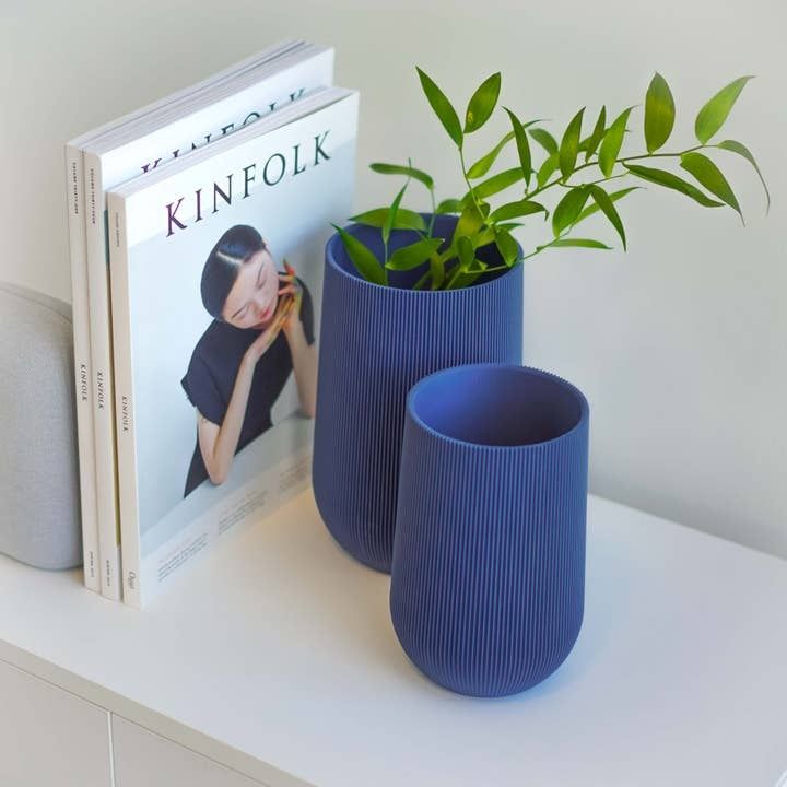 Conifer Sequoia Vase Midnight Blue