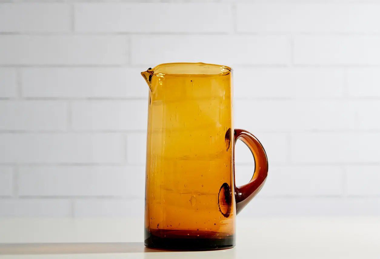 Verve Culture Moroccan Cone Jug Amber