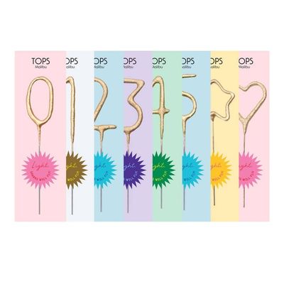 TOPS Malibu Mini Gold Sparkler Candle