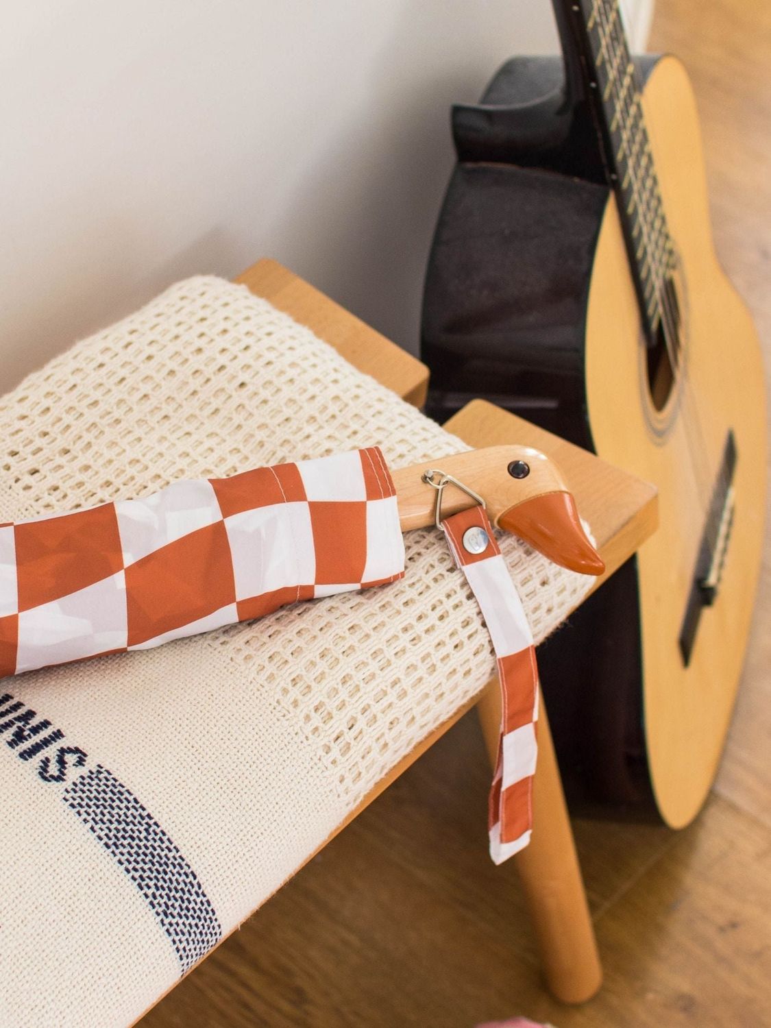 Original Duckhead Peanut Butter Checkers Compact Umbrella