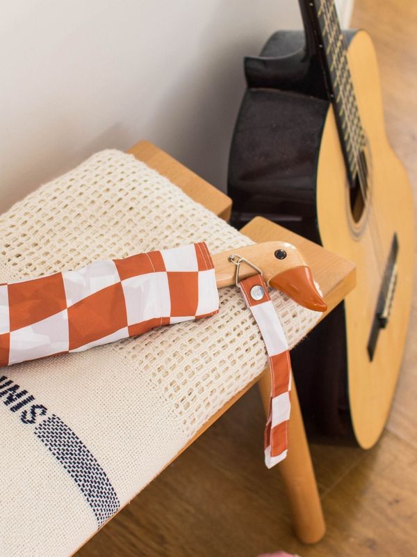 Original Duckhead Peanut Butter Checkers Compact Umbrella