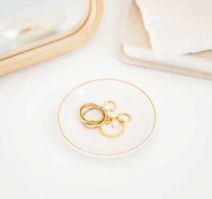 Trinket Tray Small Round Heart
