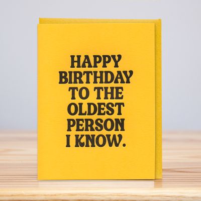 Oldest Person I Know Birthday