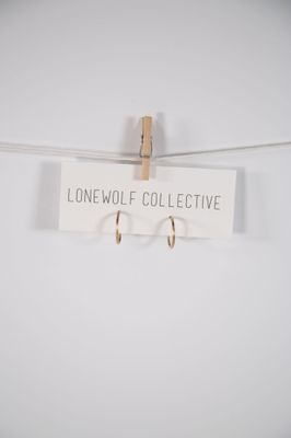 Lonewolf Recycled Square Wire Hoops