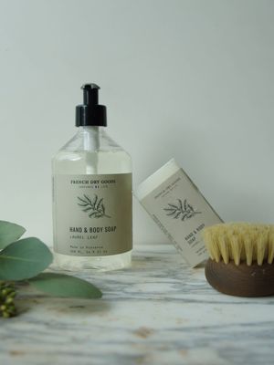 French Dry Goods Liquid Hand &amp; Body Soap Laurel Leaf  500 ML