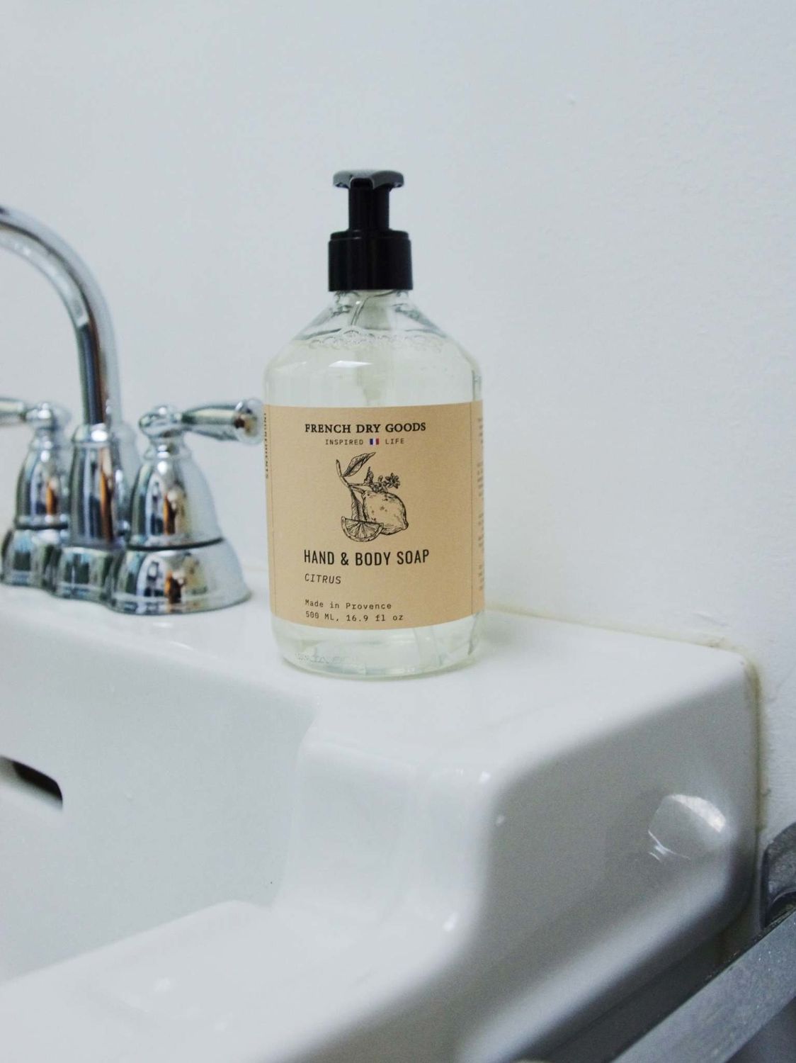 French Dry Goods Liquid Hand &amp; Body Soap Citrus 500 ML