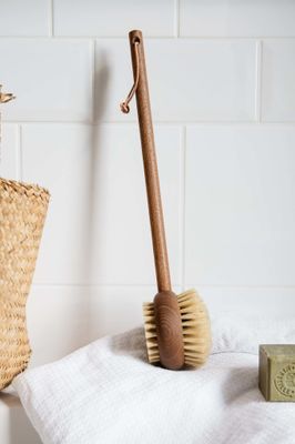 Andrée Jardin Handled Bath &amp; Body Brush Ash Wood