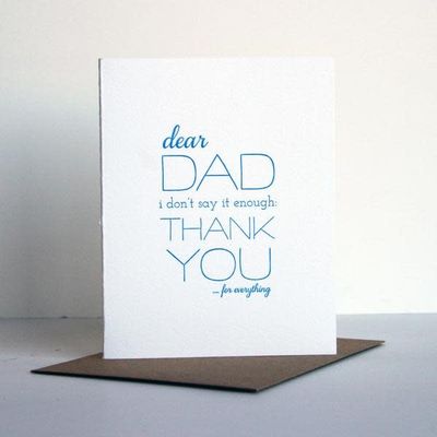 Dad Thanks
