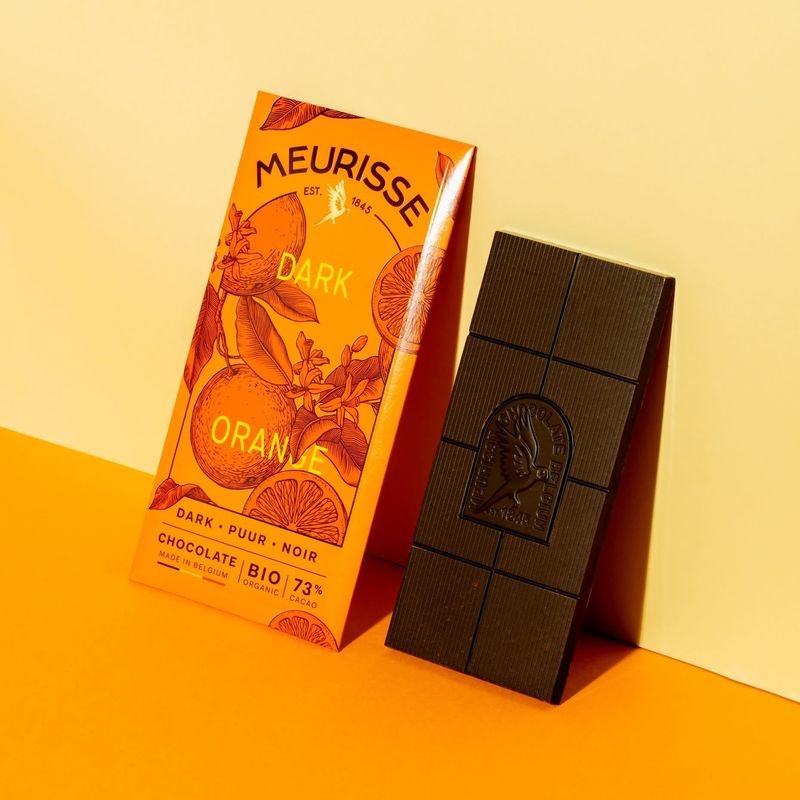 Meurisse Chocolate Orange Dark Chocolate 73%