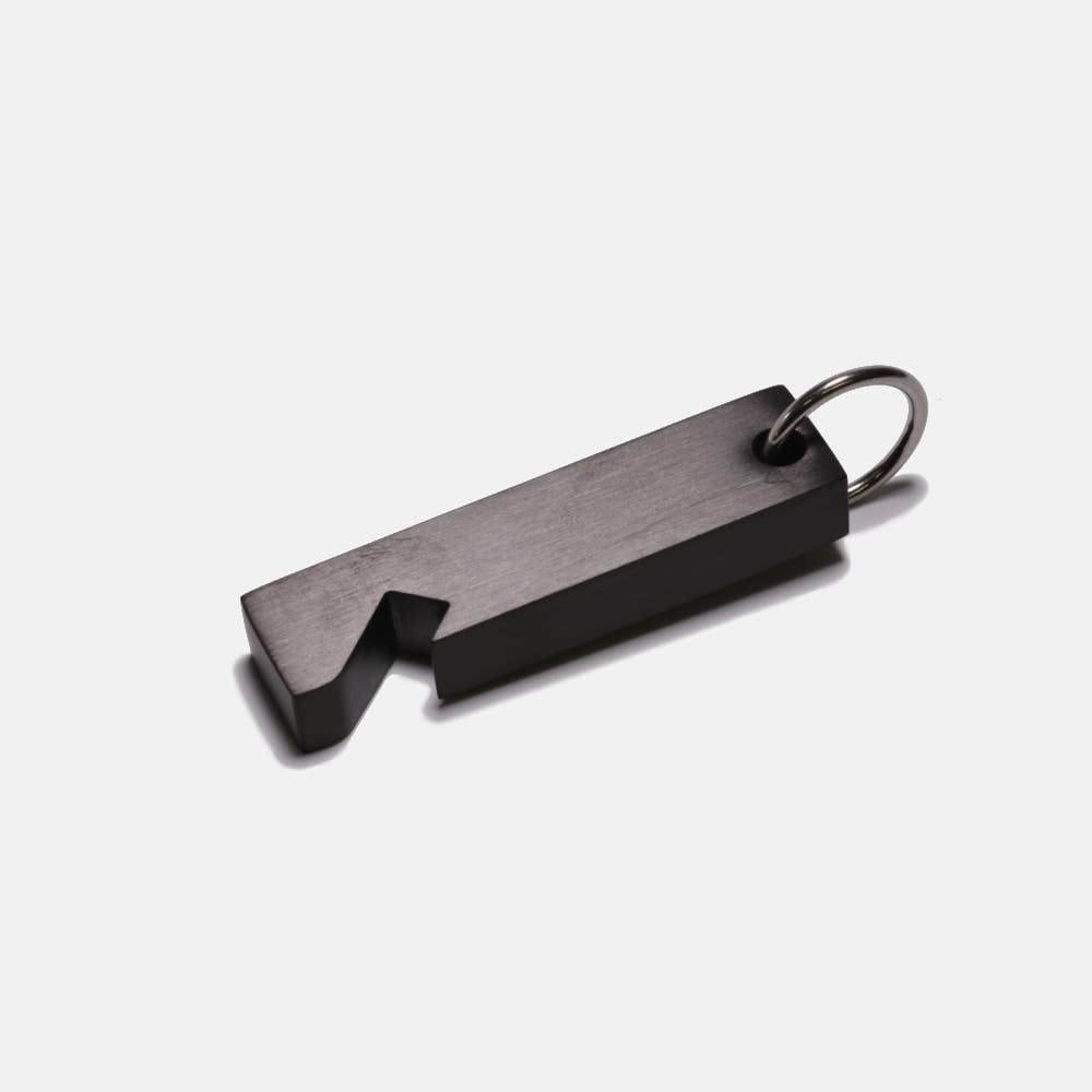 Curated Basics Black Steel Bottle Opener