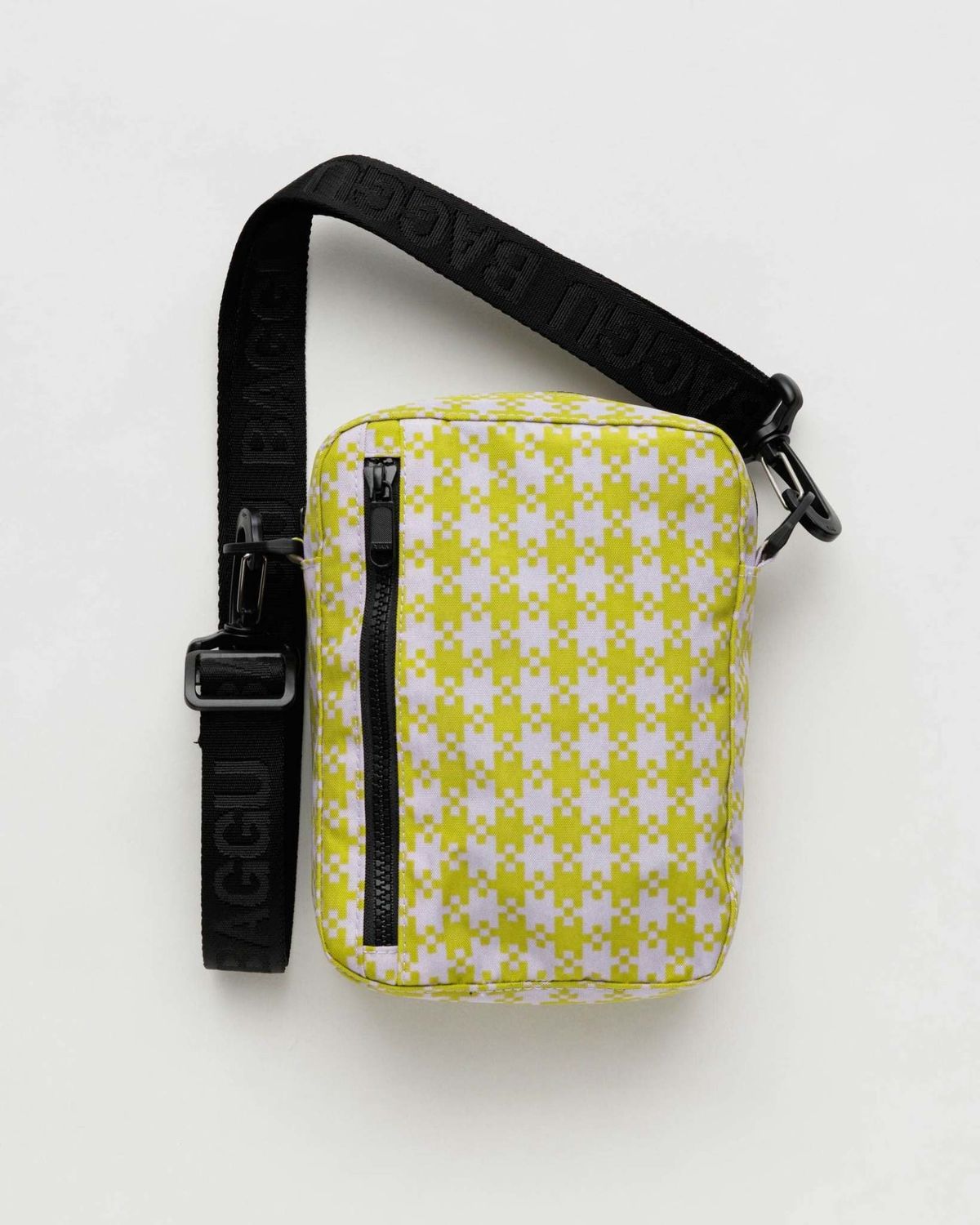 Baggu Sport Crossbody Pink Pistachio Pixel Gingham