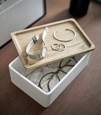 Yamazaki Rin Accessory Box Polystone White