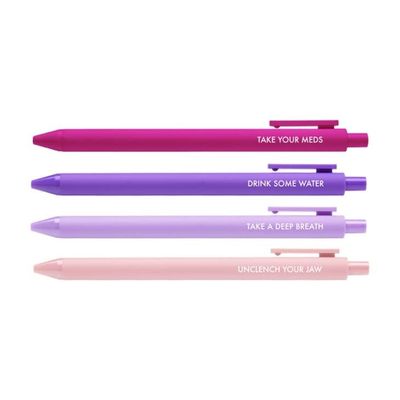 Self-Care Gel Pen Set