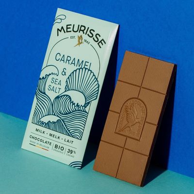 Meurisse Chocolate Caramel Sea Salt Milk Chocolate 39%
