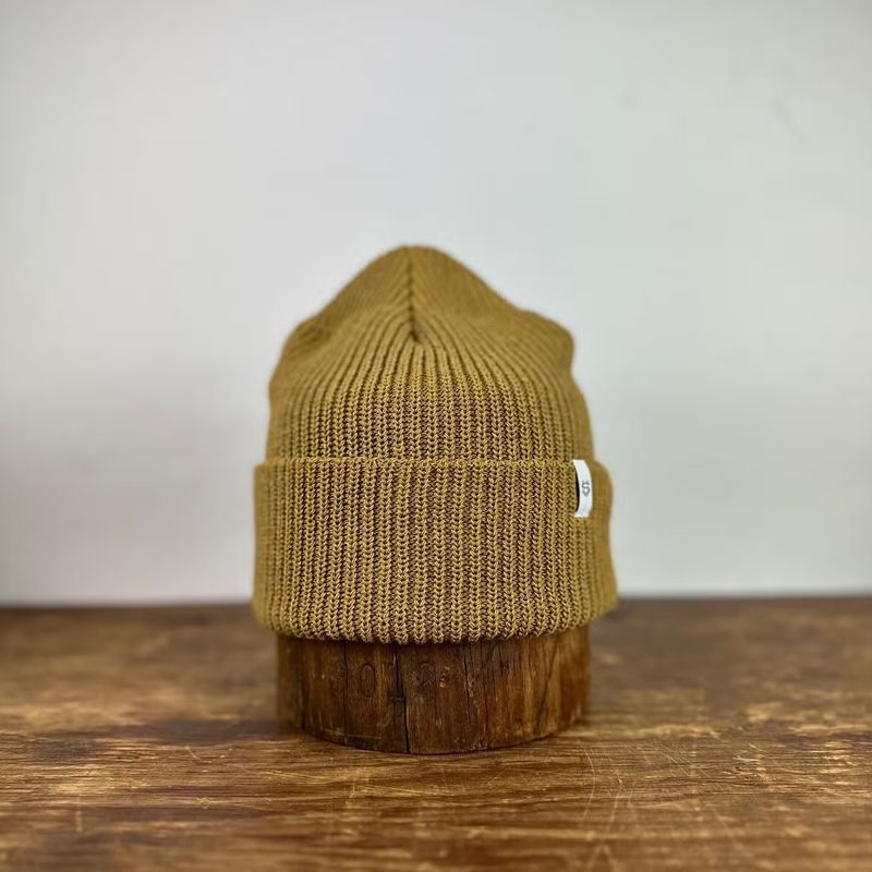 Upstate Stock Upcycled Cotton Watch Cap Goldenrod -  Limited