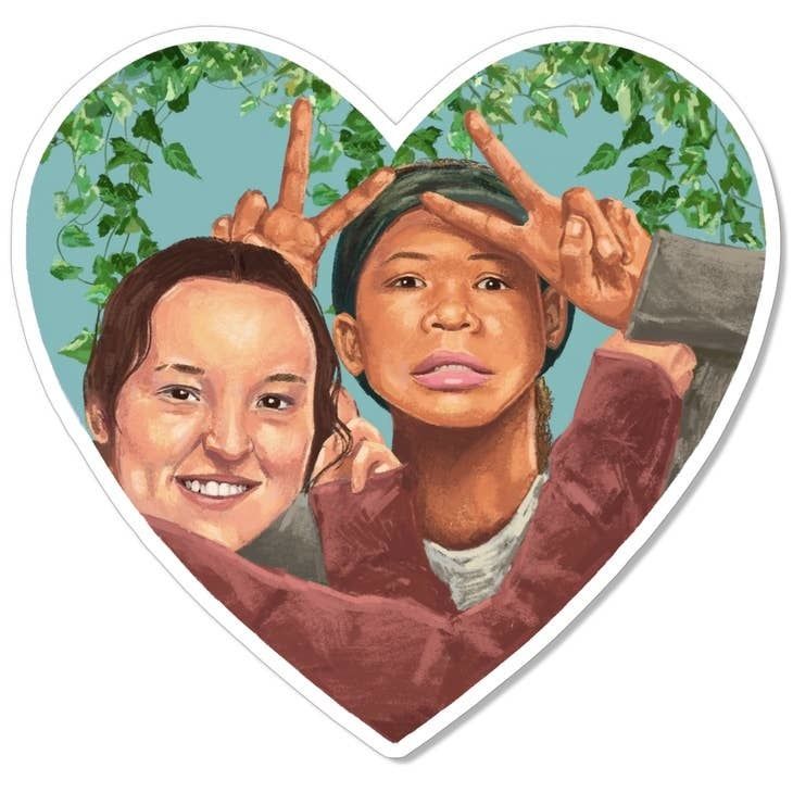 Ambar Del Moral Ellie and Riley The Last of Us Sticker