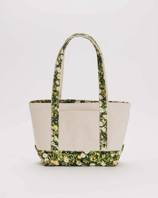 Baggu Small Heavyweight Canvas Tote Daisy