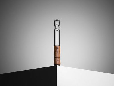 Marley Natural Taster Walnut &amp; Hand-blown Glass