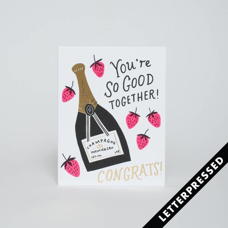 Wedding Congrats Champagne