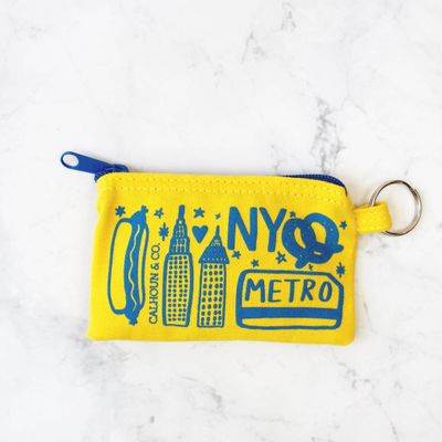 Zipper Card Pouch Metro Card