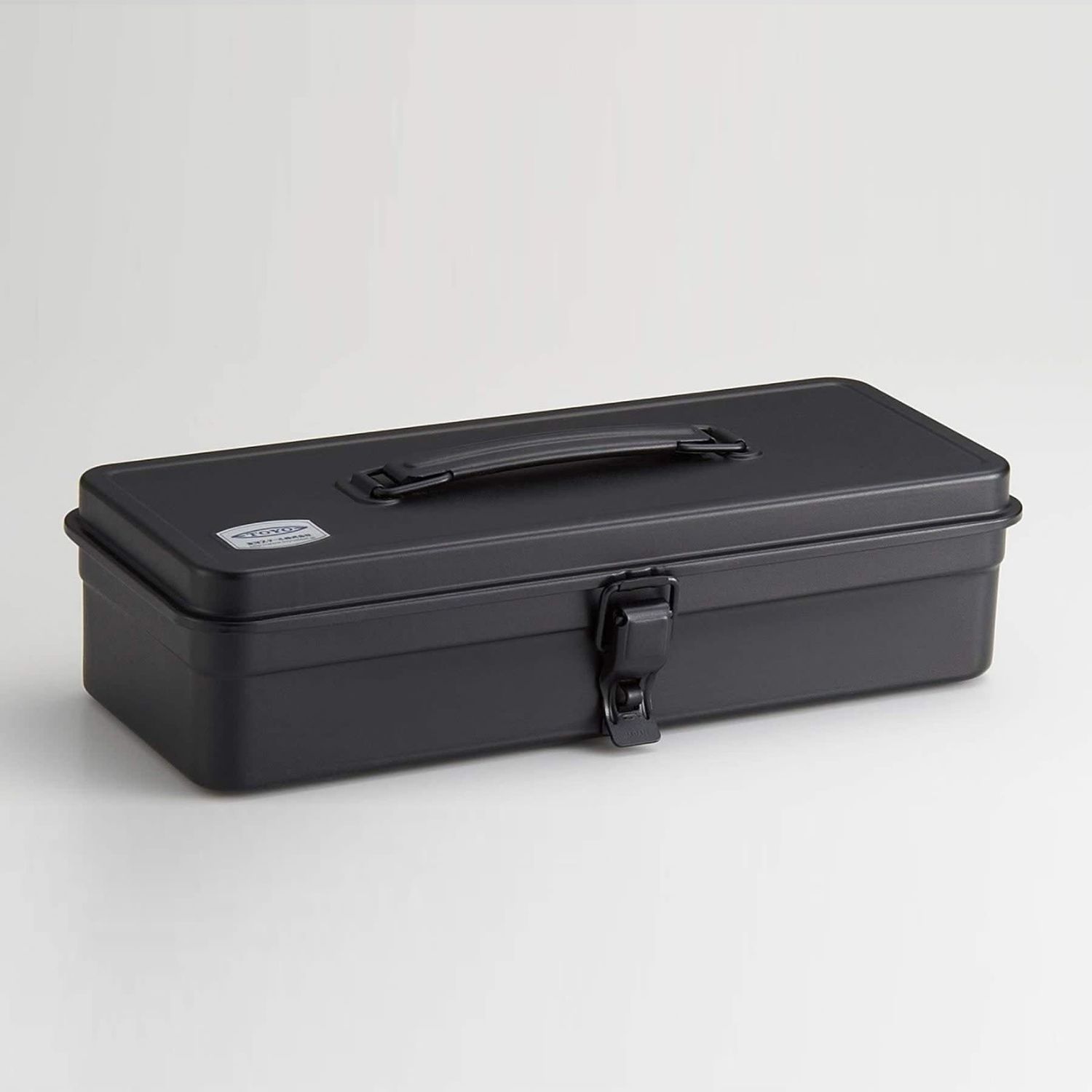 Toyo Flat Lid Top Handle Toolbox T-320 Black