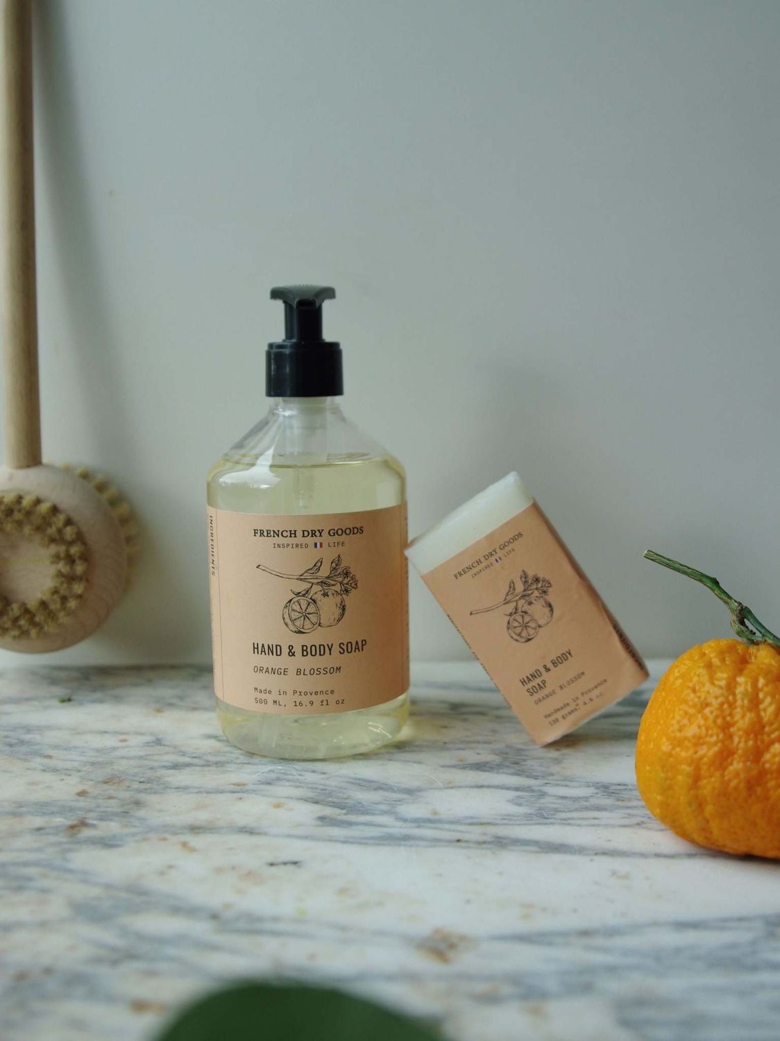 French Dry Goods Liquid Hand &amp; Body Soap Orang Blossom 500 ML