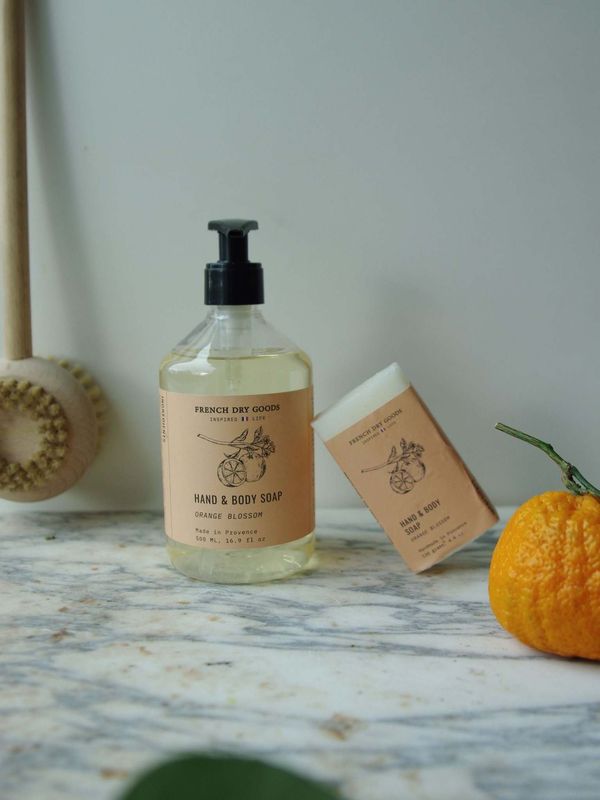 French Dry Goods Liquid Hand &amp; Body Soap Orang Blossom 500 ML