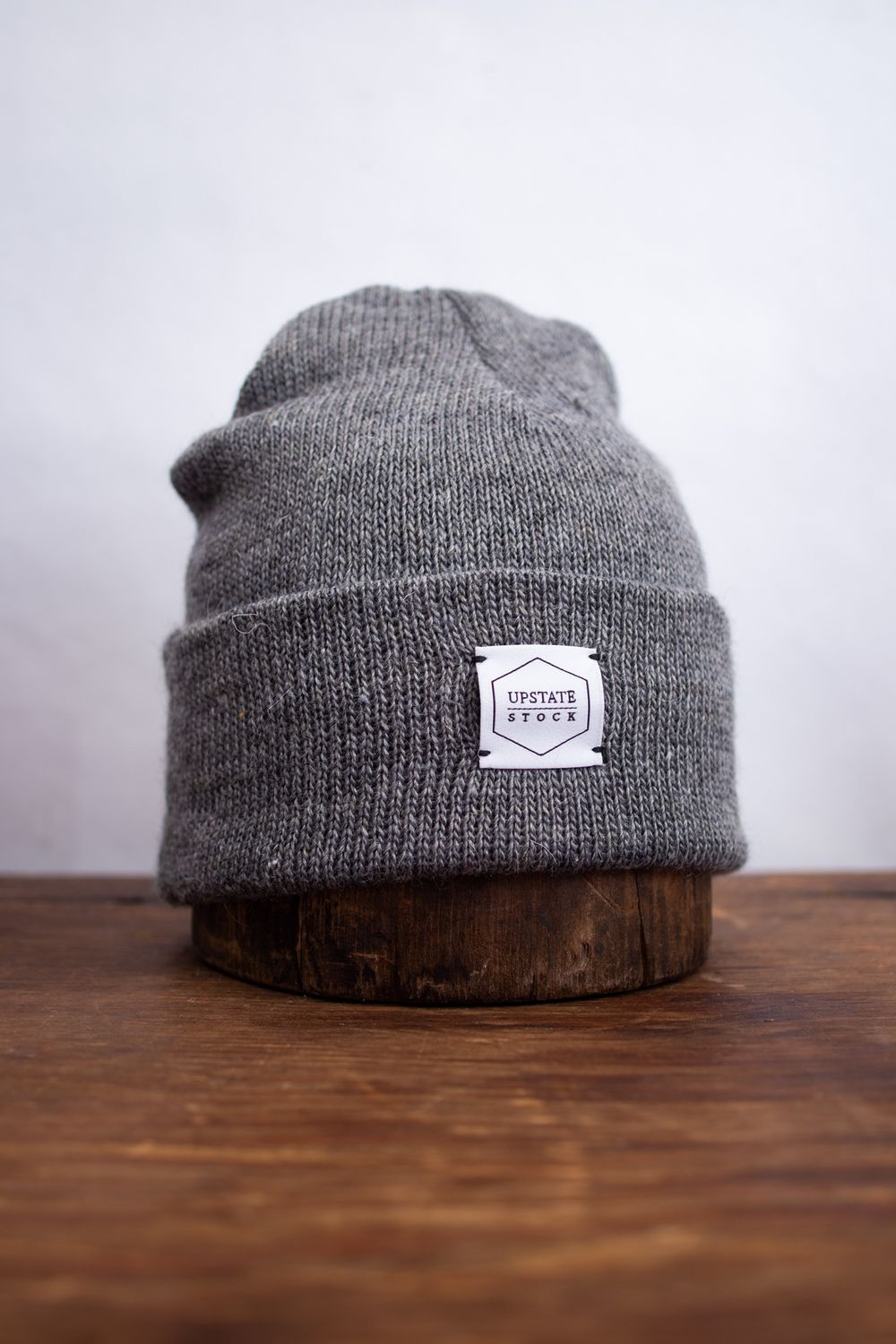 Upstate Stock Mohair Beanie  Grey