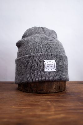 Upstate Stock Mohair Beanie  Grey