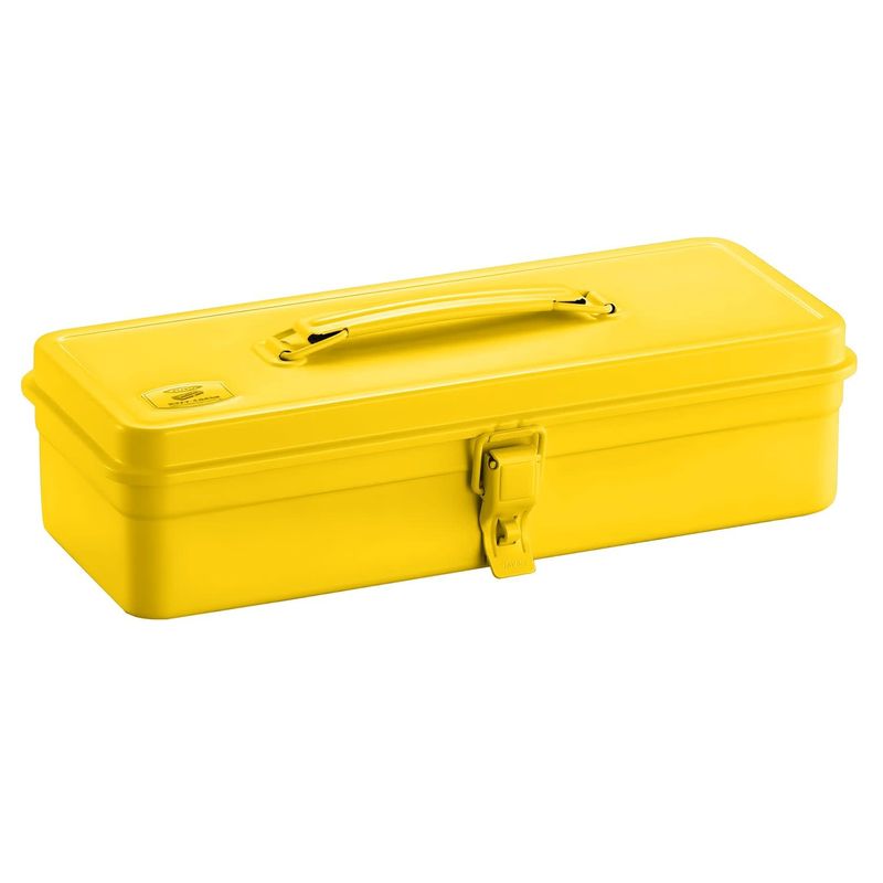 Toyo Flat Lid Top Handle Toolbox T-320 Yellow